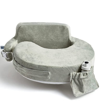 My Brest Friend Super Deluxe Nursing Pillow For Breastfeeding And Bottlefeeding With Lumbar Support, Convenient Pocket And Remov
