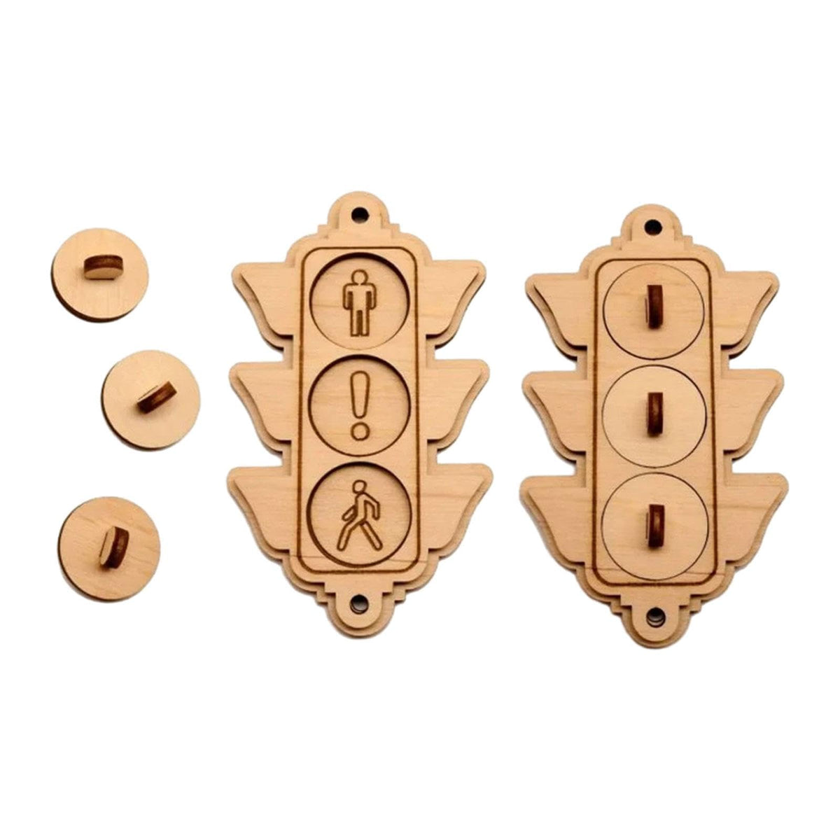 ATORSE Kids Busy Board DIY Accessories Wooden Sensory Toys for Children Travel Boys Transportation