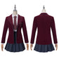 Awwwcos Matilda The Musical Cosplay Red Costume School Girl Dress Uniform Suit Skirt Tie Halloween Party Outfit Kids