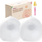 ZCB  B   Breast Milk Collector (2 Counts), 3oz/100ml Silicone Breast Milk Collectors for Breastfeeding, Silicone Hands Free Brea