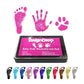 Reigndrop Ink Pad For Baby Footprint & Handprint - Creates Impressive Long Lasting Keepsake Stamp For Infant & Kids. Smudge Proo