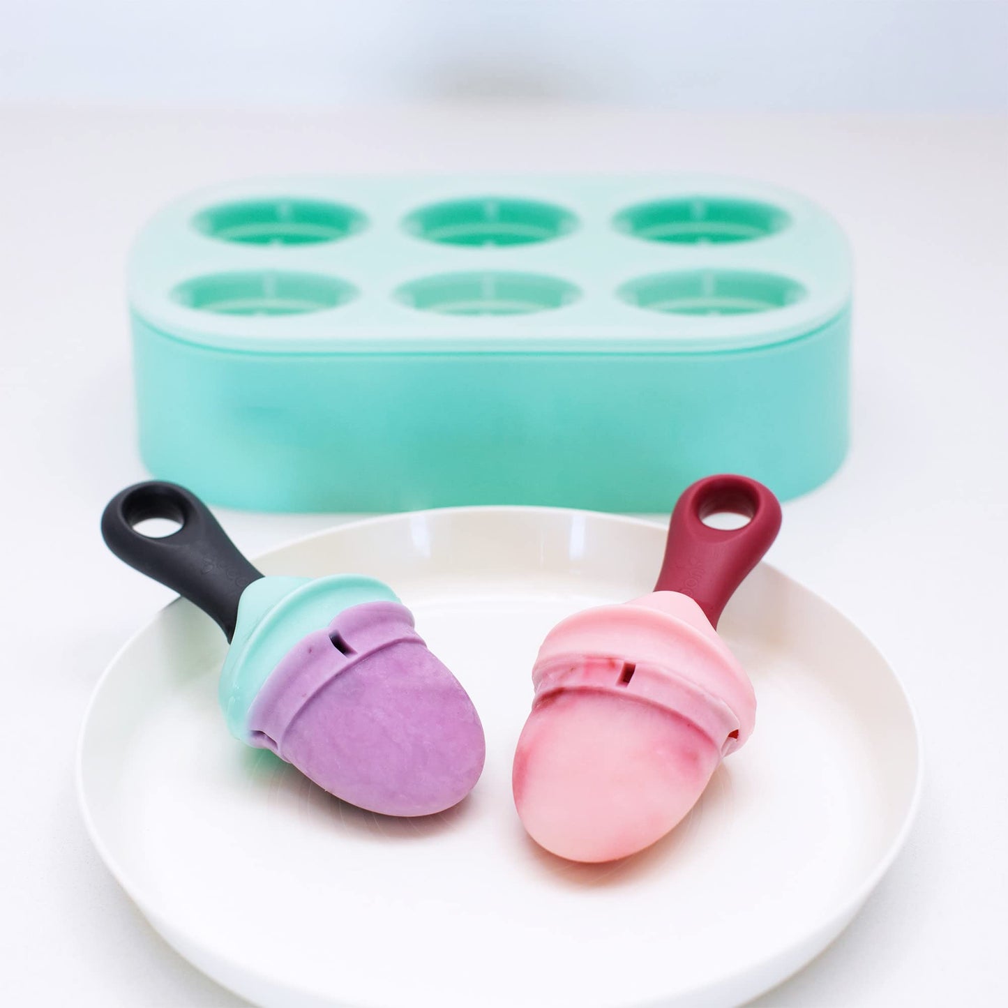 Boon Pulp Silicone Feeder Freezer Tray - Includes Silicone Tray And Lid With 2 Pulp Silicone Baby Food Feeders - Baby Food Stora