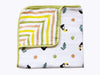 Masilo Bamboo Muslin Modern Newborn Baby Blanket, Pack of 1 Unisex  Toucan Yellow