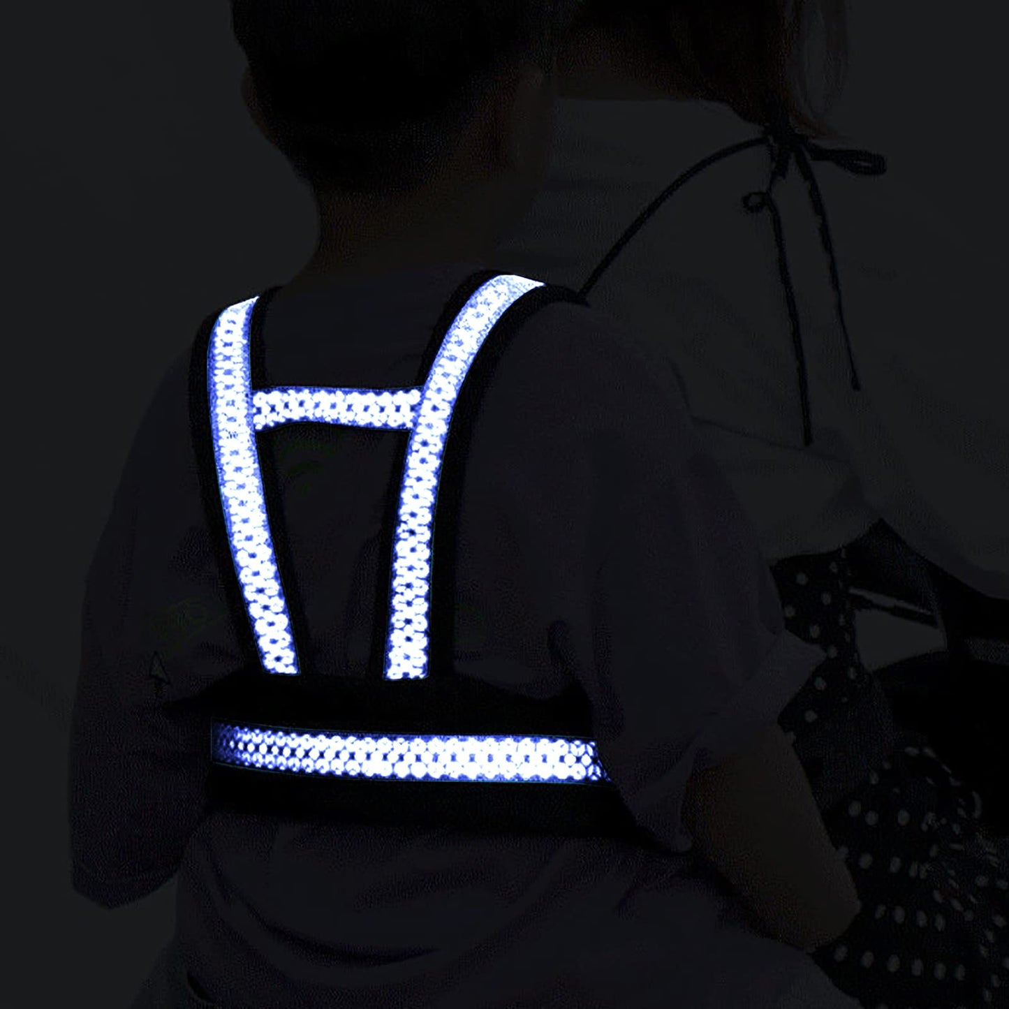 Child Motorcycle Safety Harness For Kids Reflective Anti-Fall Bike Motorcycle Back Seat Safety Belt Adjustable Cycling Walking H
