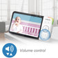 VTech RM5754HD RM5754HD Smart Wi-Fi 1080p Video Baby Monitor System with 5-in. Display, Night-Light, and Remote Access, White