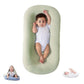 Baby Lounger for Newborn Babies 0-18 Months, Bionic Organic Lounger for Baby, Soft Cotton Breathable Infant Floor Seats & Lounge