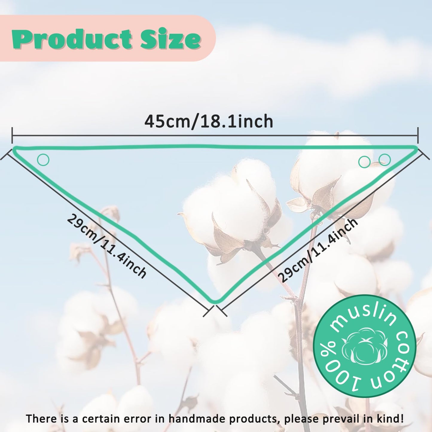 Elliehouse Baby Bibs 10 Pack Teething Drool Muslin Cotton Absorbent Soft Bibs For Infant Toddler Essentials