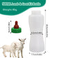 Lamb&Goat Feeding Bottle,500Ml Lamb Nipple And Bottle Set,Reusable Nursing Bottle Kit With Rubber Nipple,Small Animal Care Milk