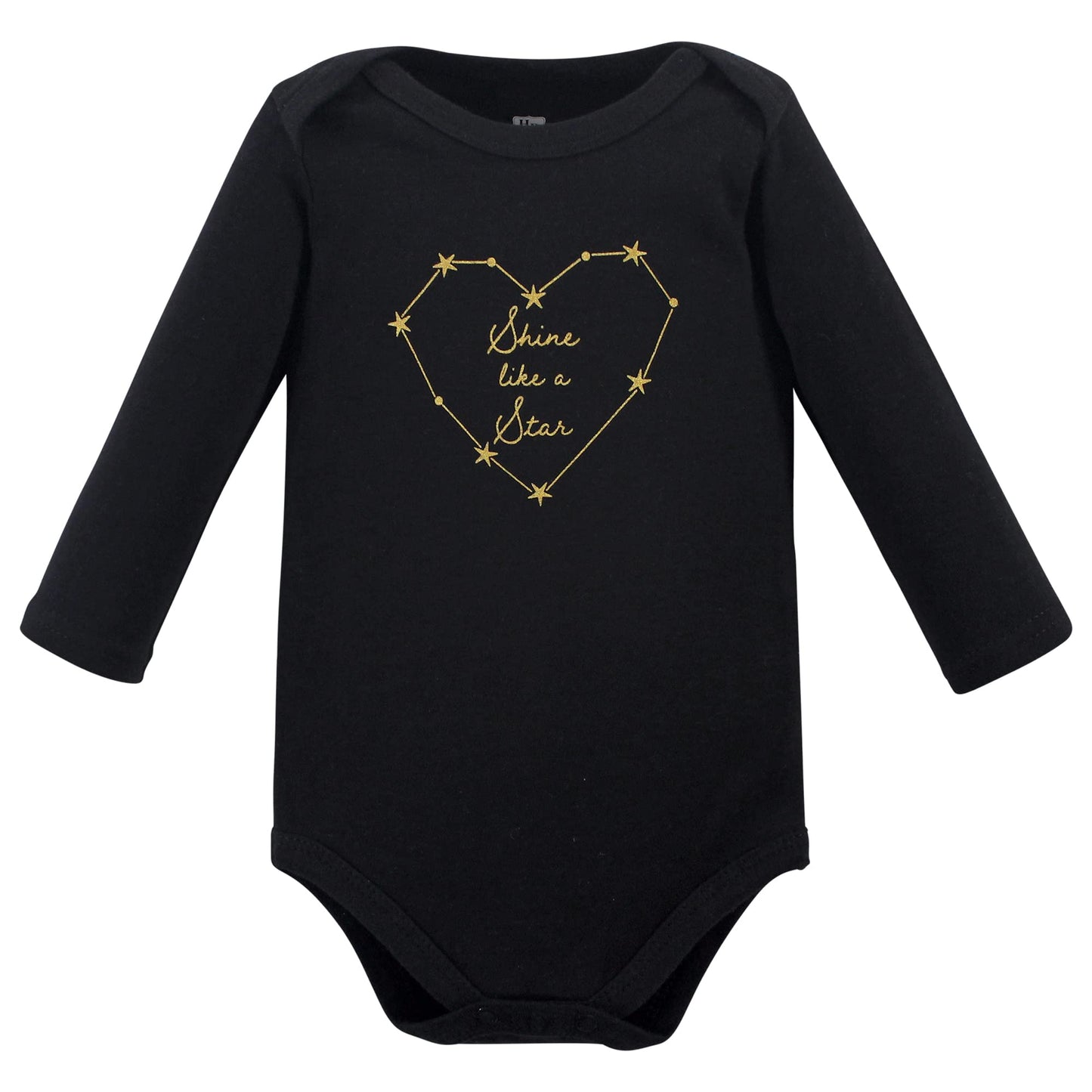 Hudson Baby Unisex Baby Cotton Long-Sleeve Bodysuits, Dreamer, 6-9 Months