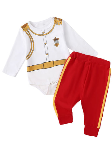 Singcoco Baby Boy Costume Outfit Newborn Prince Charming Costume (Long-Prince, 0-3 Months)