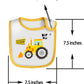 Maiwa 6 Pack Waterproof Cotton Baby Bibs With Snaps For Baby Boys Girls Teething Drooling And Feeding
