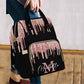 Artsadd Personalized Diaper Bag With Name, Customized Black Pink Glitter Nappy Backpack With Thermal Pockets Handbag Shoulder Ba