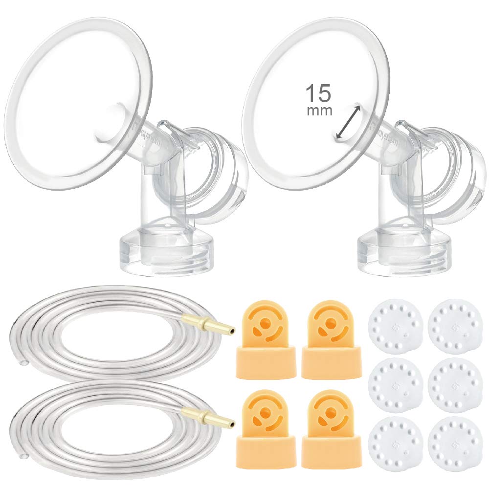 Maymom Pump Parts Compatible With Medela Pump In Style Pumps ; Not For Pump In Style With Maxflow (15Mm Flanges)