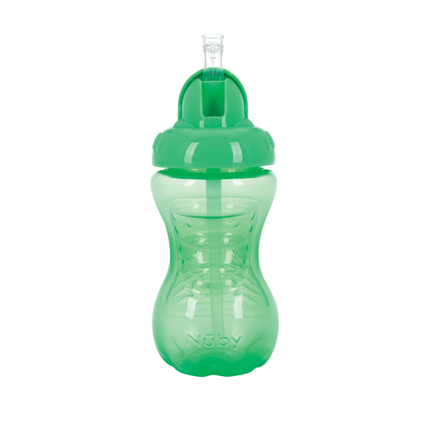 Nuby No-Spill Flip-It Cup, 10 Ounce, Single Pack Of 1 Cup, Colors May Vary