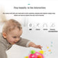 YMDLY Toys Toddler Baby Bouncing Sensory Ball - Sturdy Durable Crawling Ball Toy Fun Learning Ball Toy Two Modes Baby Music Ball