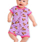 Tuddybuddy 100% Cotton Shorts Romper/Jumpsuit/Bodysuit Set For Baby (Pack Of 1 Playsuits  Pink Monkey,912 Months)