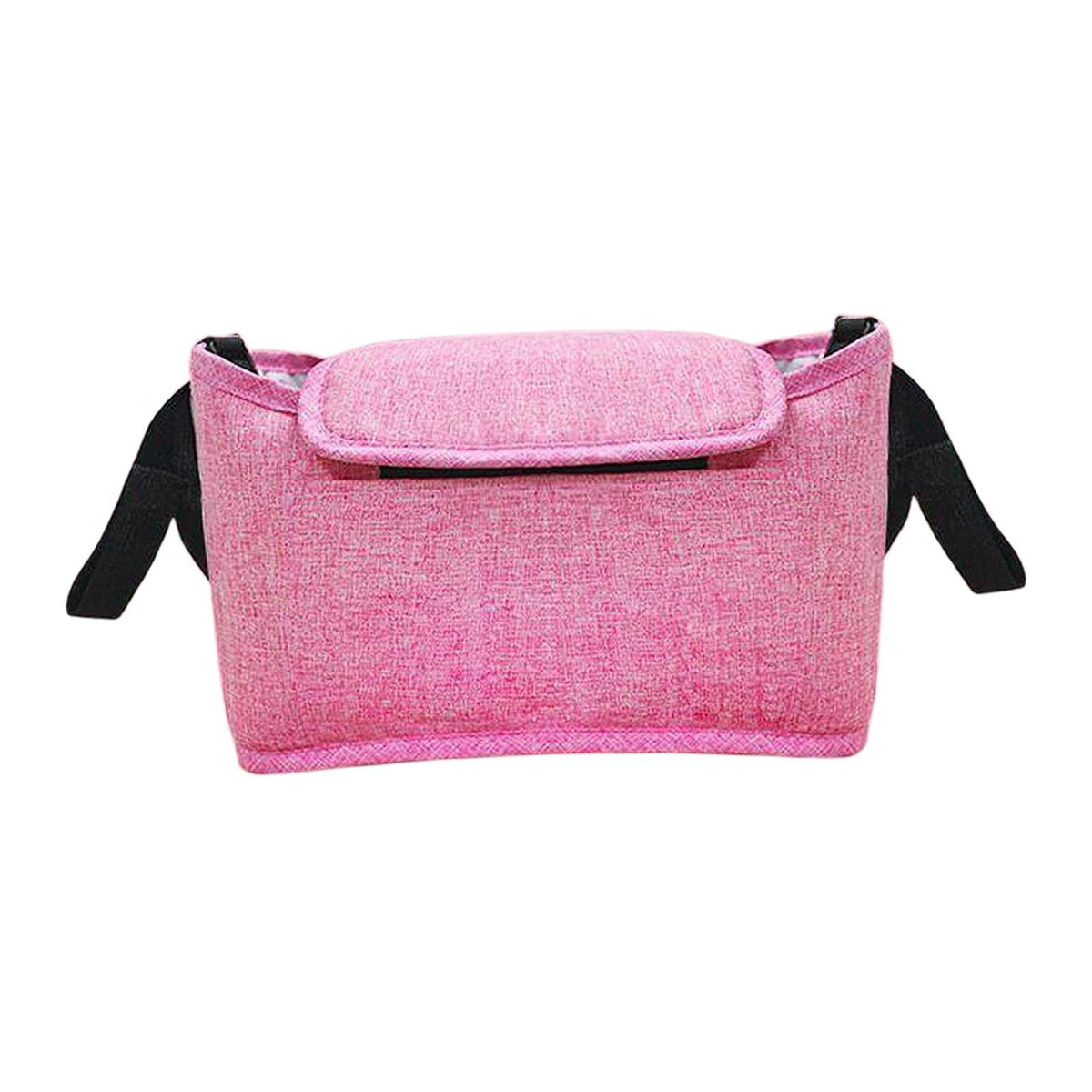 THE STYLE SUTRA Universal Baby Stroller Organizer Durable Line Pram Storage Bag Pink