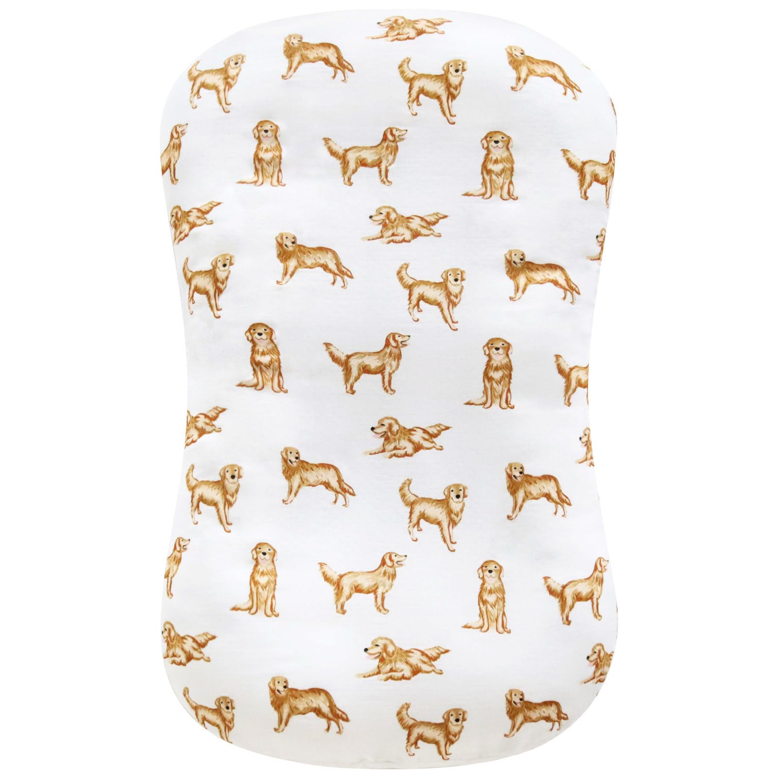 LifeTree Muslin Baby Lounger Cover, Newborn Slipcover Lounger Cover for Boys Girls Infant, Soft 70% Viscose from Bamboo and 30% 