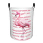 Pevtufa Flamingo Foldable Laundry Basket Organizer,Fabric Clothes Toy Storage Basket Nursery Hamper Storage Bin For Household Be