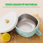 Suction Bowls For Baby, 316 Stainless Steel Marine Grade Toddler Suction Bowls - Non-Slip Silicone Mat, Stainless Steel Fork & S
