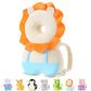 JunNeng Baby Head Protector Backpack, Toddler Walking Fall Head Protection, Yellow Lion