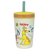 Nuby Thirsty Kids Insulated Toddler Cup with Silicone Flexstraw - 12 oz - Stainless Steel and Leak-Resistant - 18+ Months - Dogs