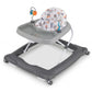 BABY JOY Baby Walker, Foldable Activity Walker with Adjustable Height, Large Tray & Removable Toys, Baby Walker with Wheels for 