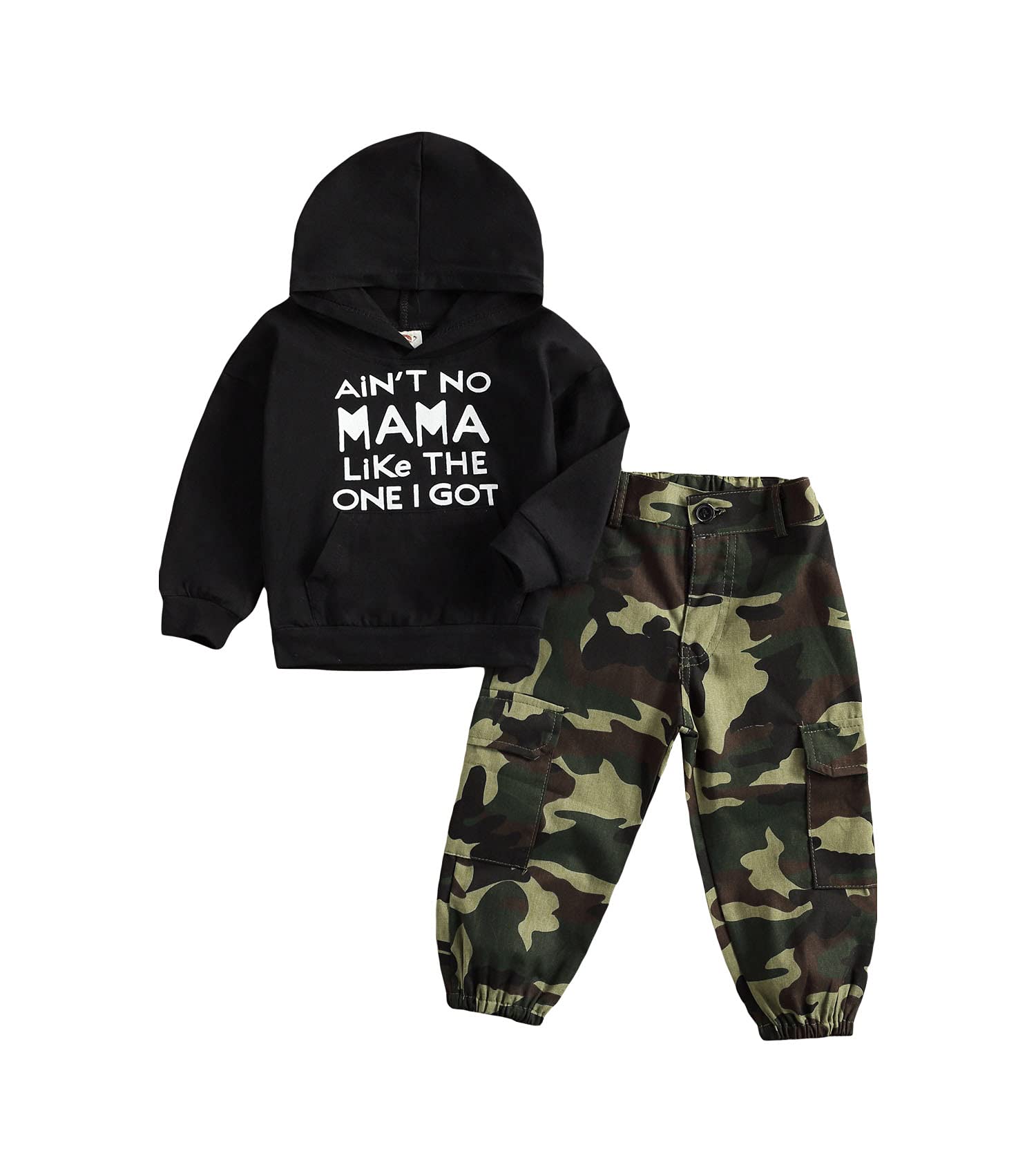 Fernvia Toddler Boys Clothes 2T 3T 4T 5T Fall Outfits Baby Hoodie Sweatshirt & C WBBAPB09CYWQWBR