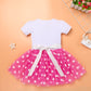 Imekis Mouse 6Th Birthday Outfit Baby Girls Dress Polka Dots Mini Tutu Headband Six Years Old Cake Smash Photo Shoot Kids Sixth