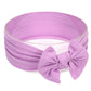 Baby Girl Nylon Headbands Newborn Infant Toddler Hairbands Knotted Children Soft Headwrap Hair Accessories
