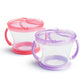 Munchkin Snack Catcher, 9 Ounce, 12+ Months, Color May Vary - 2 Count