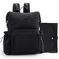 Miss Fong Diaper Bag Backpack - Baby Diaper Bag Neoprene Bag Large Capacity Neoprene Backpack With Diaper Changing Pad Travel Di