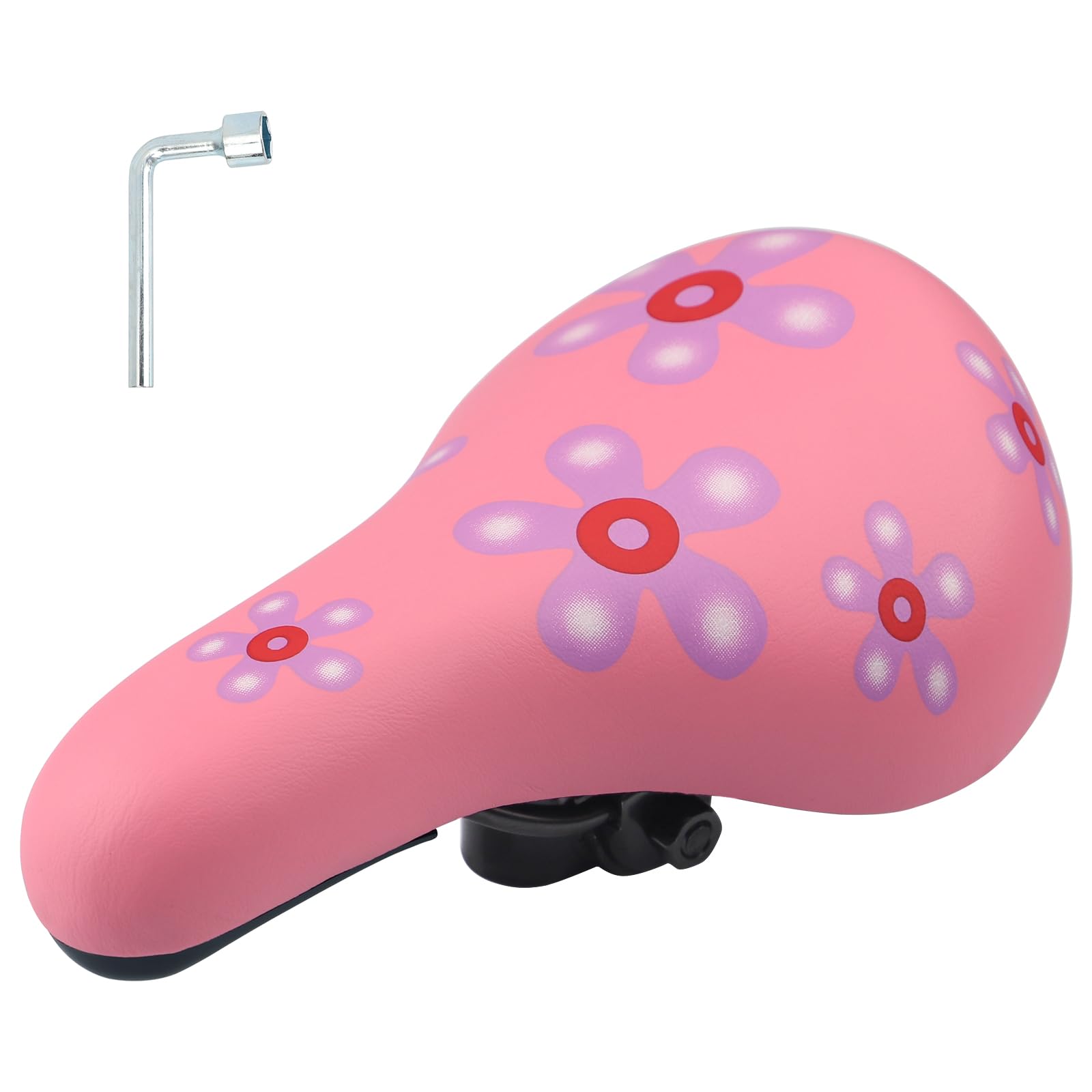 WEEROCK Kids Bike Seat, Child Bike Seats for 14  16  18  20  24  Kid Bicycle, Kids Bike Replacement Saddle for Boys Girls Bicycl