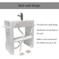 Httmt- Adjustable Wash Basin Station For Child Kid Toddler Early Training Learning Plastic Washbasin Simulation Towel Shelf Wash