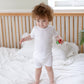 Avauma Newborn Baby Little Boys Girls Snug-Fit Pajamas Summer Short Sets Pjs Kids Clothes (Xs/White)