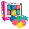 Edushape Sensory Mini Balls for Baby - Pack of 6 Solid Color Baby Balls That Help Enhance Gross Motor Skills for Kids Aged 6 Mon