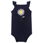 Hudson Baby Unisex Baby Cotton Sleeveless Bodysuits Bodysuit, Daisy, 12-18 Months Us