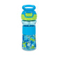 Nuby Thirsty Kids No Spill Flip-It Reflex Travel Cup With Soft Silicone Spout, 12 Oz, Aqua Camo