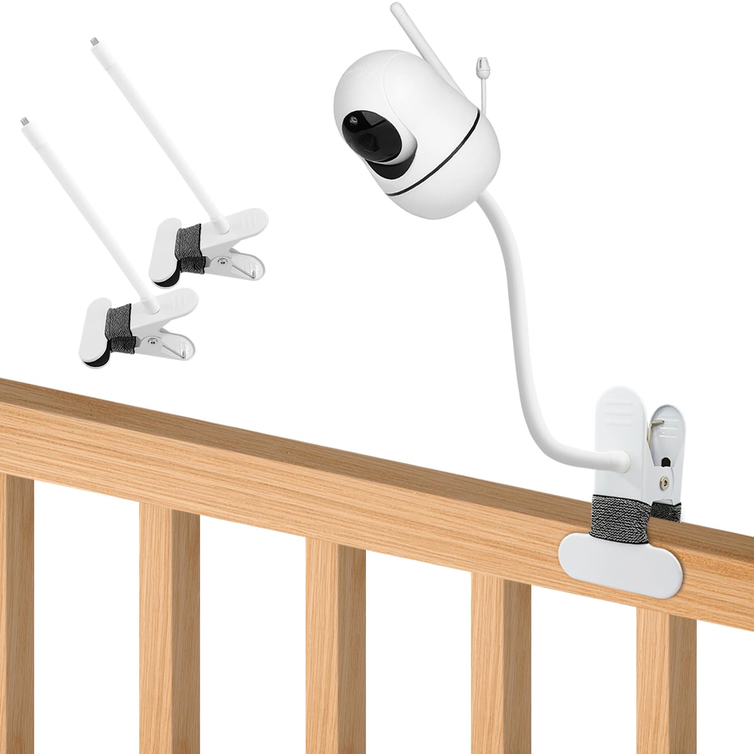 Aoztsun 2 Pack Baby Monitor Mount Compatible With Hellobaby Hb6550 Hb65/Hb66/Hb248,Nanit Pro Smart Baby Monitor & Flex Stand, Fl
