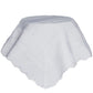 Beautiful Acrylic Knit Baptism Special Occasion Shawl With Arrow Patterns