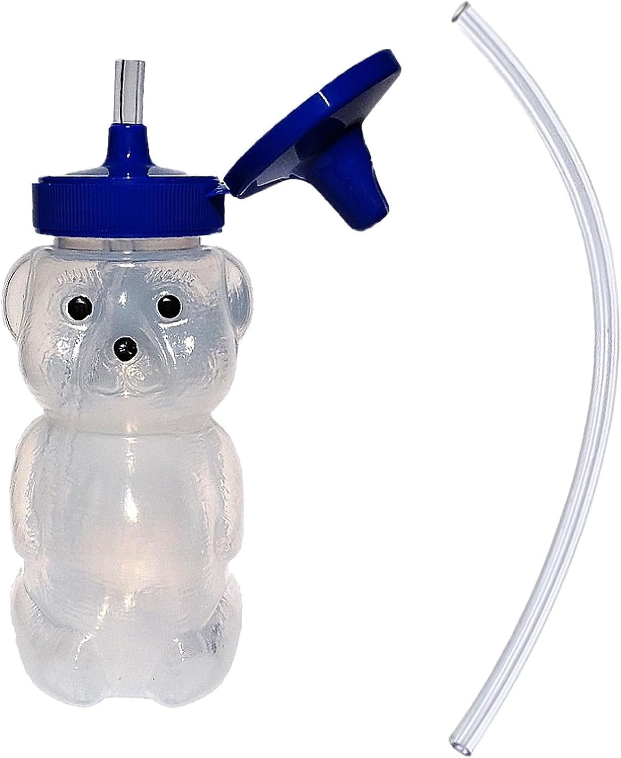 Talktools Honey Bear Straw Cup For Babies - Bpa-Free, Food-Grade Therapy Sippy Bottles For Speech And Feeding Training - Leak-Pr