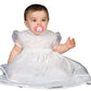 Christening Day White Sheer Organza With Embroidered Bodice - 24M
