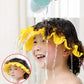 Baby Shower Cap Silicone Bathing Hat, Adjustable Shower Cap Kids, Infants Soft Protection Hat Safety Visor Cap Hat For Toddler C
