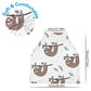 Nursing Cover Breastfeeding Scarf, Cute Doodle Sloth Car Seat Covers For Babies Infant, Stroller Cover, Carseat Canopy For Boys
