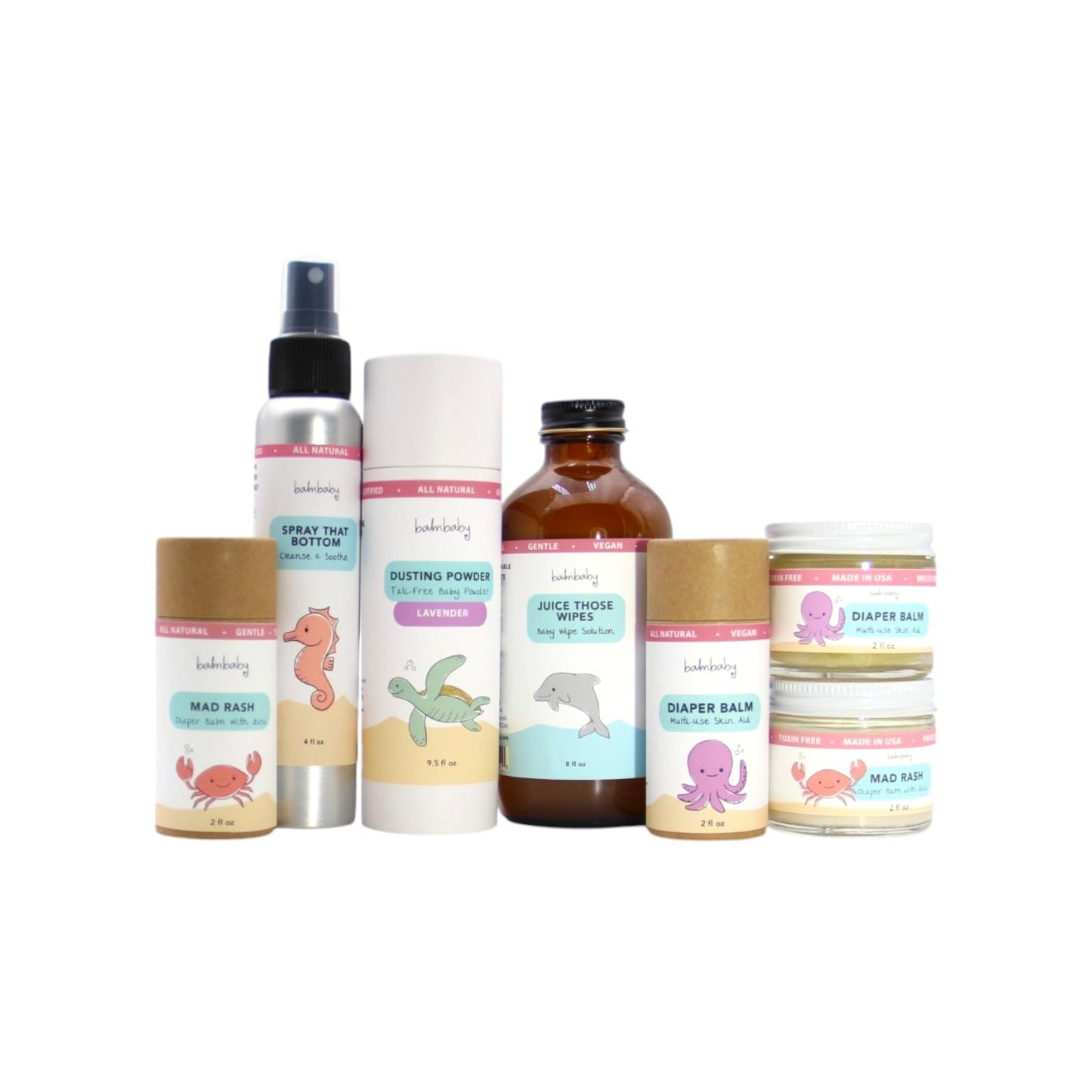 Balm Baby Juice Those Wipes All Natural Cloth Wipe Concentrated Solution - Make Your Own Cloth Or Disposable - For Baby, Kids, A
