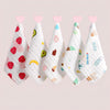 Uber World Handkerchief for Kids | Hanky | Lunch Towel for School | Napkins | Baby Napkins | Baby Handkerchiefs | 6 Layered