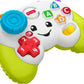 Fisher-Price Laugh & Learn Baby & Toddler Toy Game & Learn Controller Pretend Video Game with Music & Lights for Ages 6+ Months 