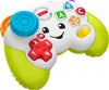 Fisher-Price Laugh & Learn Baby & Toddler Toy Game & Learn Controller Pretend Video Game with Music & Lights for Ages 6+ Months 