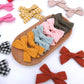 24 Pieces Baby Girl Hair Clips Pigtails Bow Hair Barrettes For Babies Infant Toddlers Kids Hair Bows In Pairs