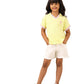U.S. Polo Assn. Girls Pure Cotton Solis Polo Shirt (Ugtsh0425_Light Yellow_89Y)